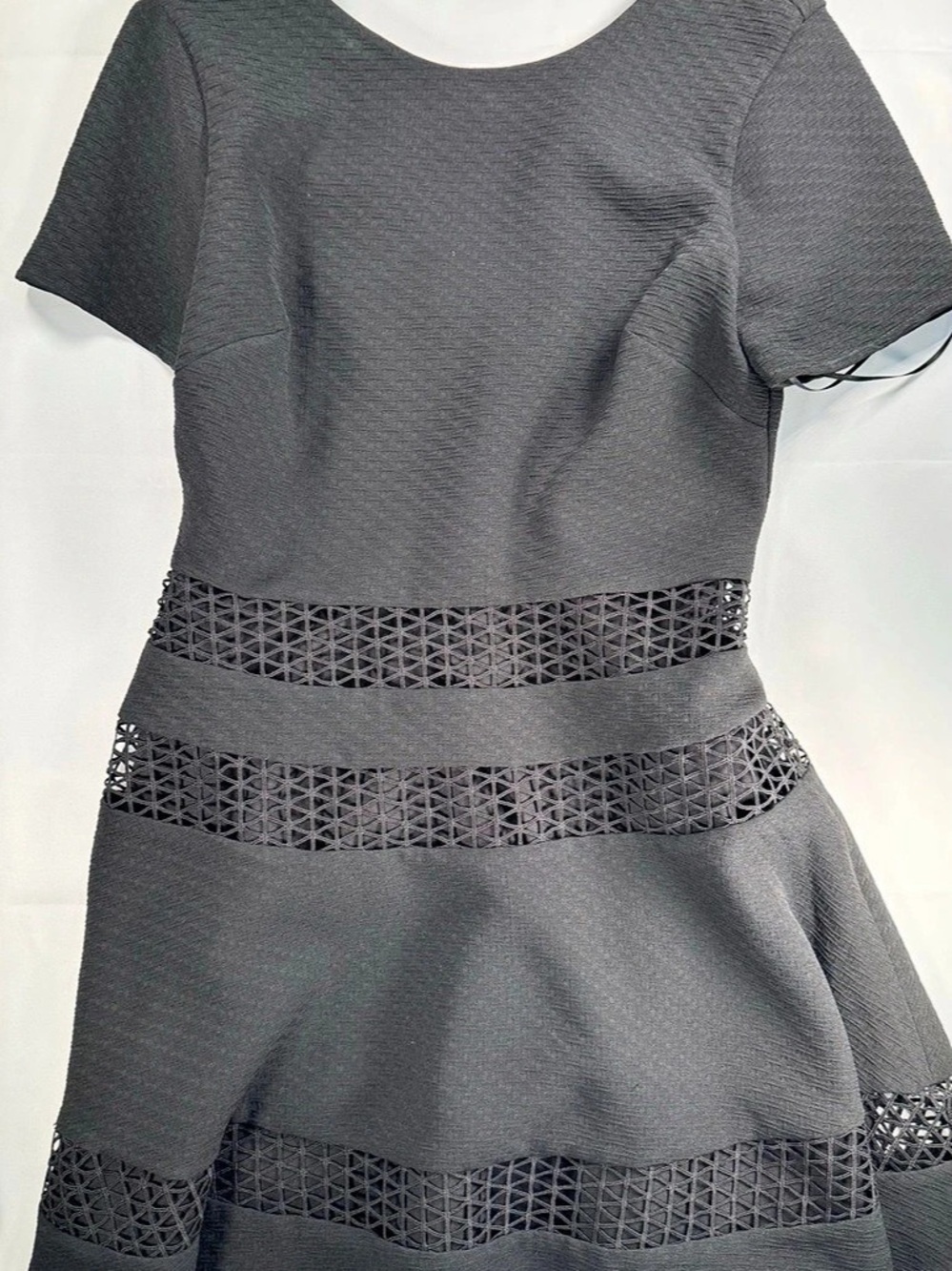 Chelsea28 black  Detail Mini Dress Size Medium Like New